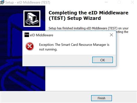 The Smart Card Resource Manager is not running. (0x8010001D) 